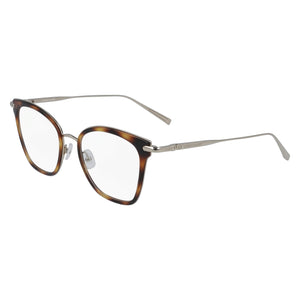 Longchamp LO2635 Havana Square Eyeglasses for Women, Plastic frame