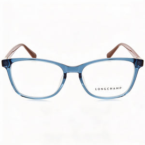 Longchamp LO2647 Square Eyeglasses for Women — front view, Plastic
