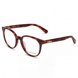 Longchamp Lo2679 Warm Havana Round Eyeglasses for Women, Polycarbonate frame