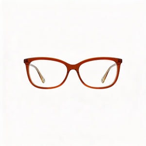 Longchamp LO2718 Rectangle Eyeglasses for Men — front view, Alloy Steel