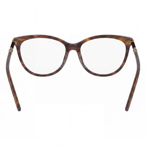 Longchamp LO2727 Cat Eye Eyeglasses for Women — interior view, plastic demo lenses