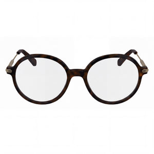 Longchamp Lo2736 Round Eyeglasses for Women — front view, Plastic