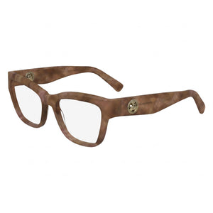 Longchamp LO2743 Brown Rectangle Eyeglasses for Men, Acetate frame