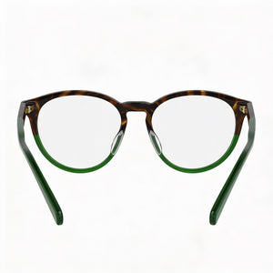 Longchamp LO2752 Round Eyeglasses Women — side view, Havana temples