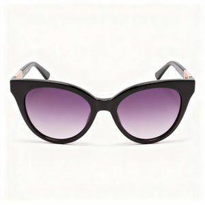 Longchamp LO697S 59349 Rectangle Sunglasses for Women — front view, Stainless Steel frame