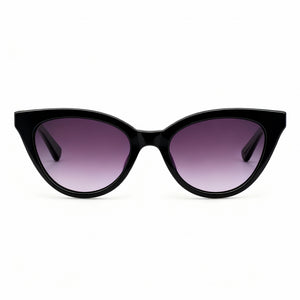 Longchamp LO697S 59349 Rectangle Sunglasses Women — side view, Non-Polarized Black lens
