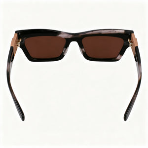 Longchamp LO763S Rectangle Sunglasses for Men — interior view, Non-Polarized lens detail