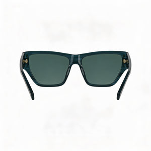 Longchamp LO774S Rectangle Sunglasses Men — side view, Striped Blue lens