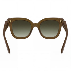 Longchamp LO793S 200 53 Cat Eye Sunglasses Women — side view, Non-Polarized Multicolor lens