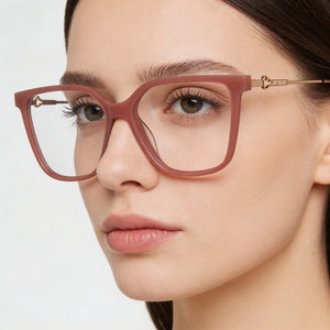 Love Moschino Brown Eyeglasses Women — lifestyle wear, office and reading