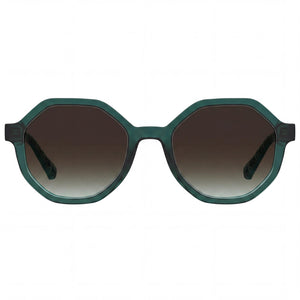 Love Moschino Casual Geometric Sunglasses for Women — front view, Cellulose Propionate frame
