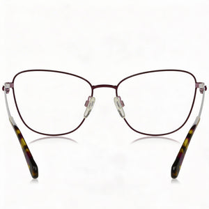 Love Moschino LMMOL5528 Square Eyeglasses for Women — interior view, Polycarbonate demo lenses