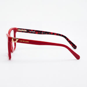 Love Moschino Mol586 Cat Eye Eyeglasses for Women — front view, Acetate