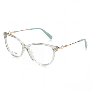 Love Moschino Mol619/tn Silver Cat Eye Eyeglasses Unisex, Cellulose frame