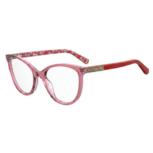 Love Moschino Pink Cat Eye Eyeglasses for Women, Plastic frame
