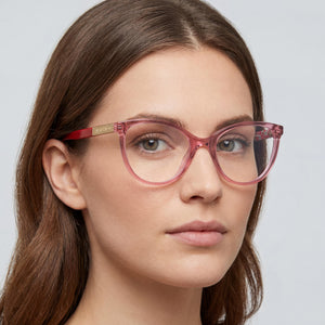 Love Moschino Pink Eyeglasses Women — lifestyle wear, office and reading