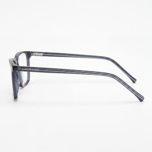 Lucky Brand D418 Rectangle Eyeglasses for Men — front view, Plastic