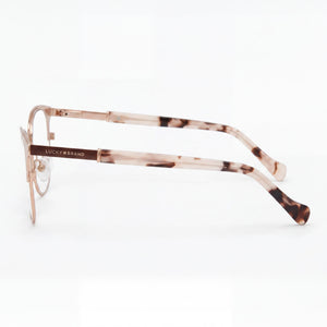 Lucky Brand Vlbd127 Cat Eye Eyeglasses for Men — front view, Metal frame