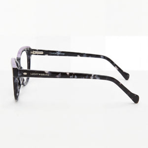 Lucky Brand Vlbd239 Cat Eye Eyeglasses for Men — front view, Plastic