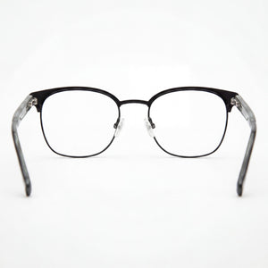 Lucky Brand Vlbd318 Square Eyeglasses for Men — front view, Metal