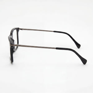Lucky Brand VLBD423 Rectangle Eyeglasses for Men — front view, Plastic