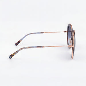M Missoni Mis 0034/s Round Sunglasses Women — side view, Non-Polarized Azuhvna Pink lens