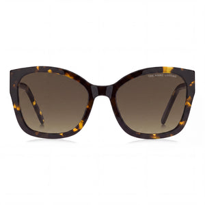 Marc Jacobs 626/S Rectangle Sunglasses for Women — front view, Plastic frame