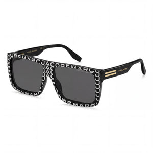 Marc Jacobs 672/cs Black Rectangle Eyeglasses Unisex, Plastic frame