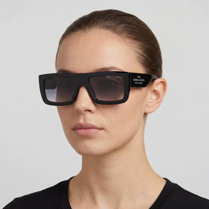 Marc Jacobs 775/S Black Sunglasses Women — lifestyle wear, city streets and open-air cafes