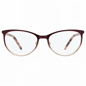 Marc Jacobs Oval Eyeglasses for Men — front view, Stainless Steel