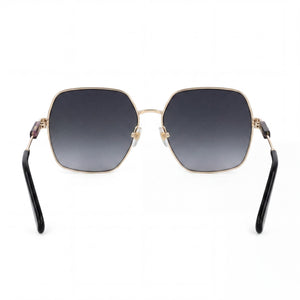 Marc Jacobs Casual Square Sunglasses Women — side view, Non-Polarized Dark Grey Shaded lens
