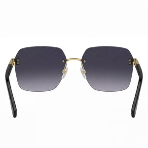 Marc Jacobs Casual Rectangle Sunglasses for Women — interior view, Non-Polarized lens detail