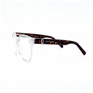 Marc Jacobs Casual Square Eyeglasses for Women — front view, Cellulose Propionate