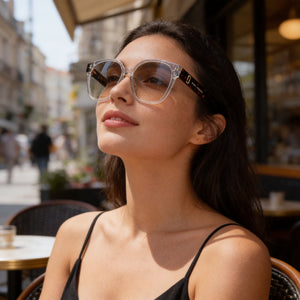 Marc Jacobs Casual Crystal Havana Eyeglasses Women — lifestyle wear, planning sessions and note taking
