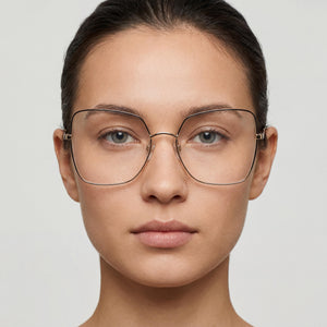 Marc Jacobs Butterfly Eyeglasses Unisex — interior view, Polycarbonate demo lenses