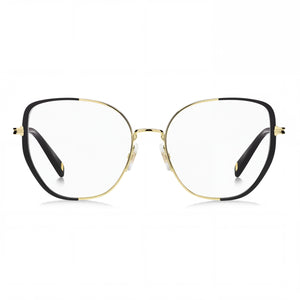 Marc Jacobs Oval Eyeglasses for Men — front view, Stainless Steel