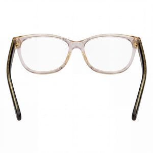 Marc Jacobs Marc 462 Rectangle Eyeglasses Women — side view, Black Acetate temples
