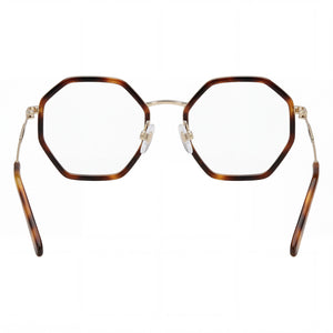 Marc Jacobs Marc 538 Geometric Eyeglasses for Women — interior view, Polycarbonate demo lenses