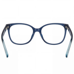 Marc Jacobs MARC 540 Square Eyeglasses Women — side view, Blue Acetate temples