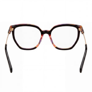 Marc Jacobs Marc 596 Cat Eye Eyeglasses Women — side view, Black Plastic temples