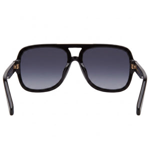 Marc Jacobs MARC 637/S Aviator Sunglasses Unisex — interior view, Non-Polarized lens detail