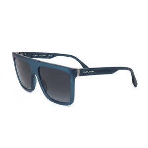Marc Jacobs MARC 639/S Blue Rectangle Sunglasses Unisex, Blue lens