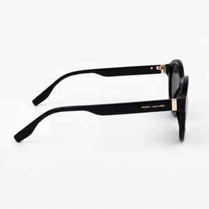 Marc Jacobs Marc 640/S Round Sunglasses Women — side view, Black lens
