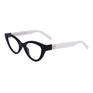 Marc Jacobs Marc 651 Black White Cat Eye Eyeglasses for Women, Acetate frame