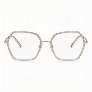 Marc Jacobs Marc 665 Rectangle Eyeglasses for Women — front view, Alloy Steel