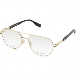 Marc Jacobs Marc 676 Gold Aviator Eyeglasses for Men, Alloy Steel frame