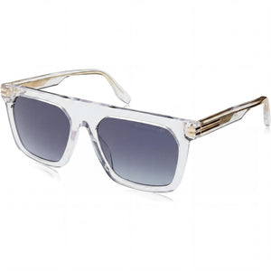 Marc Jacobs MARC 680/S Transparent Square Sunglasses Unisex, Crystal lens