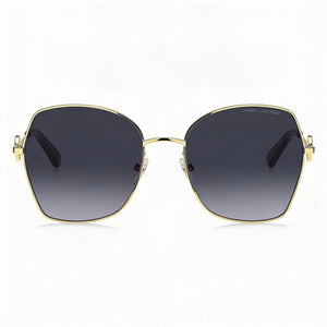 Marc Jacobs MARC 688/S Square Sunglasses for Women — front view, Metal frame