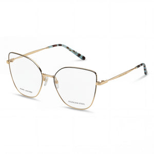 Marc Jacobs Marc 704 Gold Cat Eye Eyeglasses for Women, Stainless Steel frame