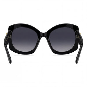 Marc Jacobs MARC 722/S Butterfly Sunglasses for Women — interior view, Non-Polarized lens detail